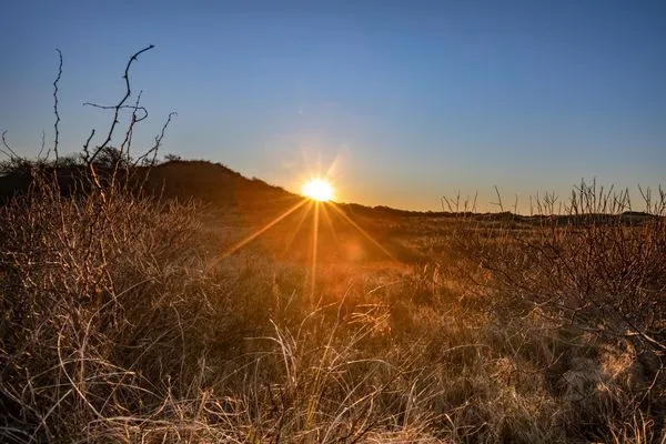 Landschaft  Sonnengruß