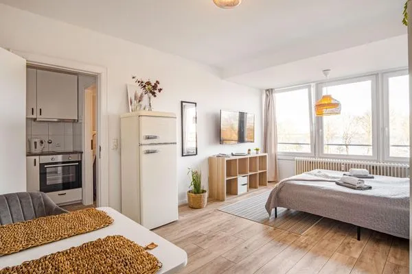 Wohnzimmer  Ferienwohnung Strandblick Eckernförde