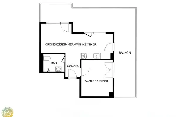 Ground plan  Garmisch Chalets - Wohnung Pflegersee