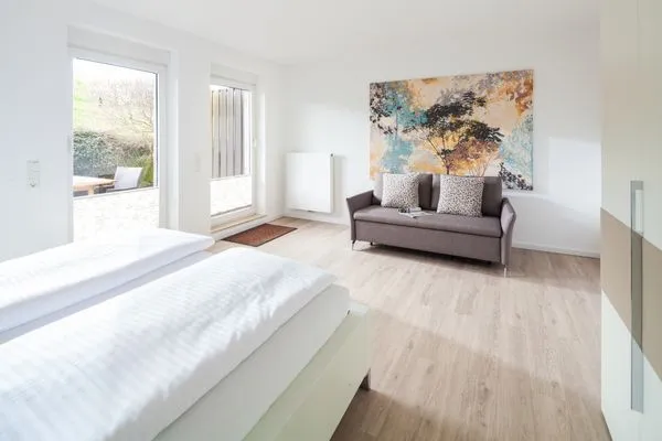 Schlafzimmer  Appartement Deichrose