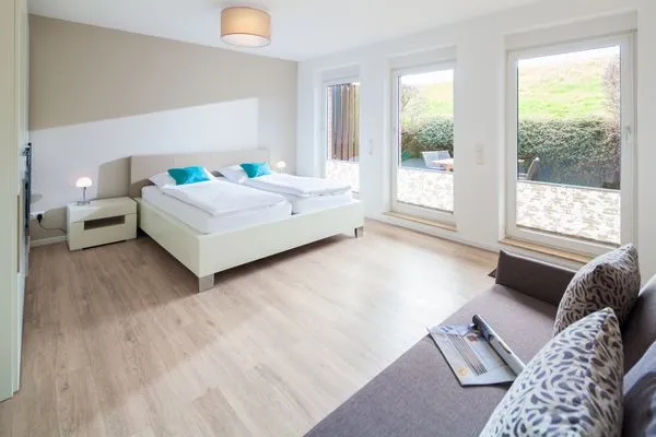 Schlafzimmer  Appartement Deichrose