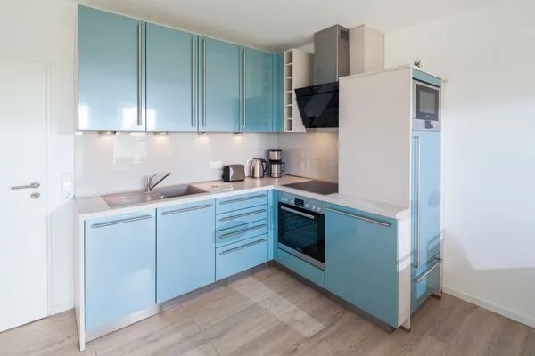 Küche / Küchenzeile  Appartement Deichrose