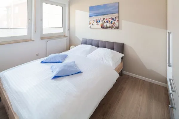 Schlafzimmer  Appartement Deichrose