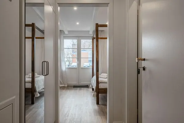 Bett  Ferienwohnung Ahoi Inselzeit Pellworm