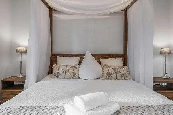 Bett  Ferienwohnung Ahoi Inselzeit Pellworm