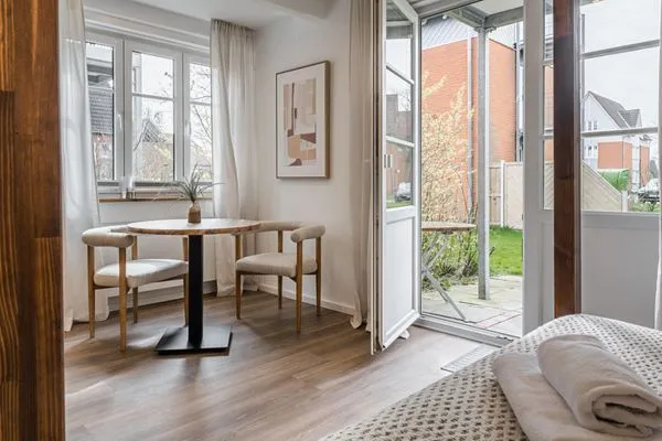 Wohnzimmer  Ferienwohnung Ahoi Inselzeit Pellworm