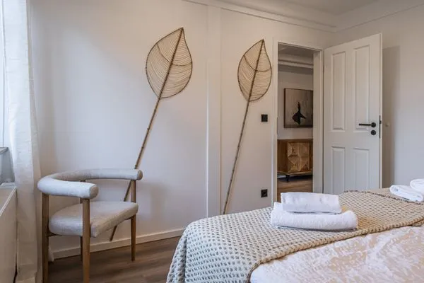 Schlafzimmer  Ferienwohnung Nordseelounge Pellworm