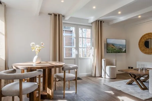 Wohnzimmer  Ferienwohnung Nordseelounge Pellworm