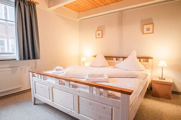 Bett  Ferienwohnung Heimat auf Zeit Pellworm