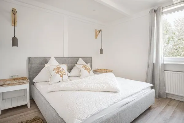 Schlafzimmer  Ferienwohnung Nordlicht Refugium Pellworm