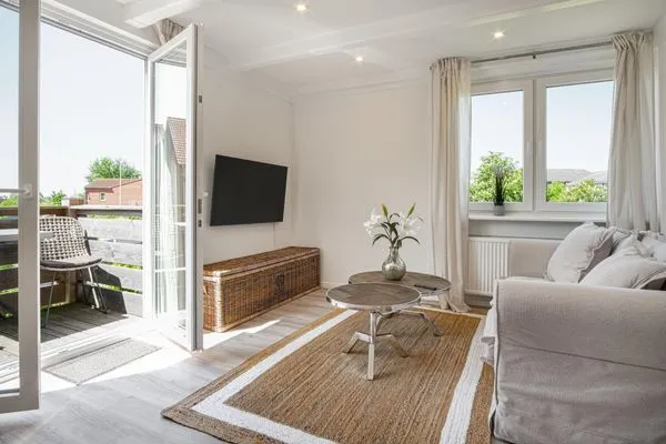 Wohnzimmer  Ferienwohnung Nordlicht Refugium Pellworm