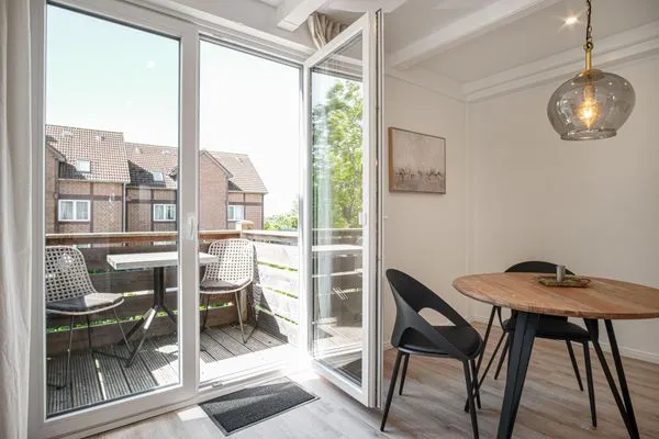 Terrasse  Ferienwohnung Nordseeheimat Pellworm