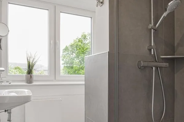 Badezimmer  Ferienwohnung Deichblick Quartier Pellworm