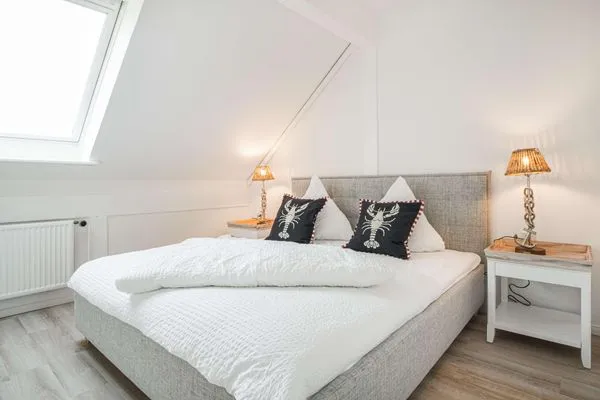Schlafzimmer  Ferienwohnung Inseloase Pellworm