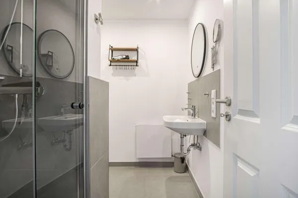 Badezimmer  Ferienwohnung Inseloase Pellworm