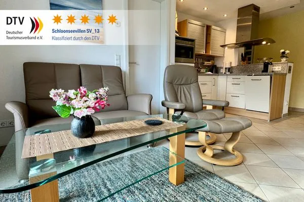 Wohnzimmer  Schloonseevillen, Whg. 13