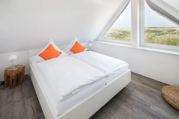 Schlafzimmer  Ferienwohnung Strandläufer