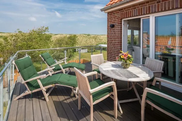 Balkon  Ferienwohnung Strandläufer