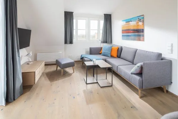 Wohnzimmer  Dünenglück (Haus Nordland)