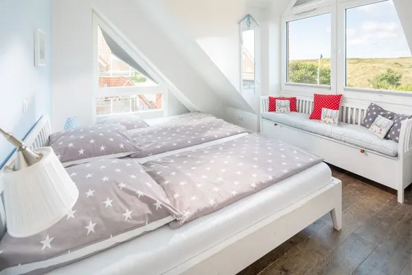 Schlafzimmer  Ferienwohnung Sternendeck