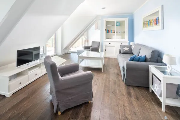Wohnzimmer  Ferienwohnung Sternendeck
