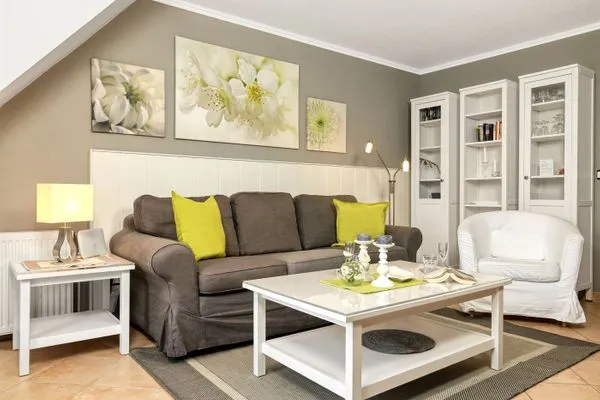 Wohnzimmer Landhaus am Meer Friesenstübchen