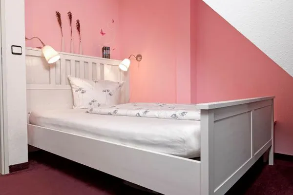 Schlafzimmer Landhaus am Meer Friesenstübchen