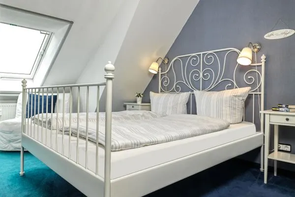 Schlafzimmer Landhaus am Meer Friesenstübchen