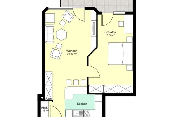 Grundriss  Dünenstraße 38 - Dünenzeit Juist