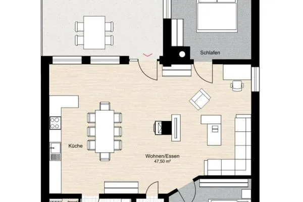 Grundriss  De gode Stuuv