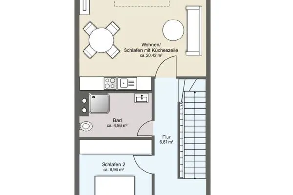 Grundriss  Deichloft