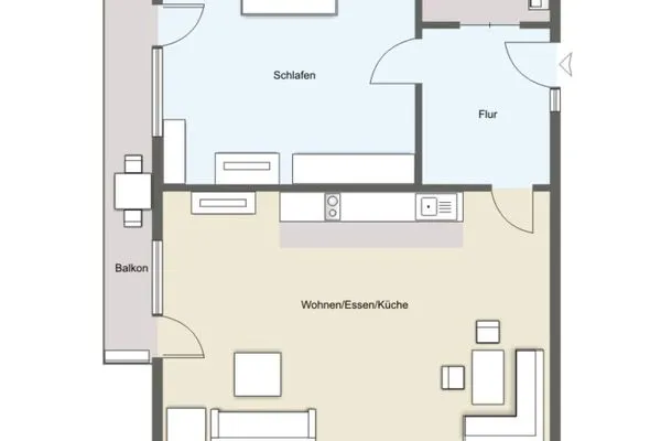 Grundriss  Töwer- Suite