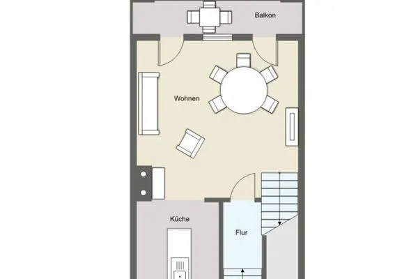 Grundriss  Appartement Deichnest