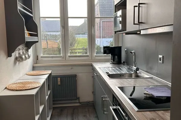 Küche / Küchenzeile  Ferienwohnung Wattverliebt Pellworm