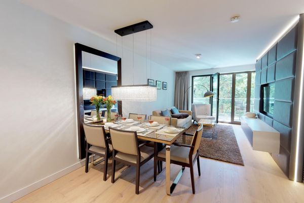 Modernes Apartment mit Sauna, Balkon und Strandnähe