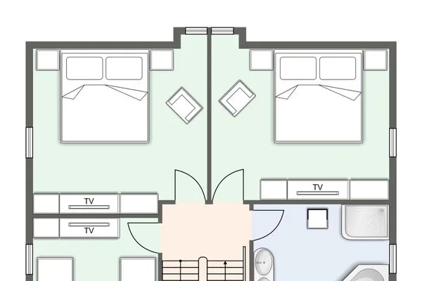 Dünenwind Dünenwind SPO Bad - Grundriss