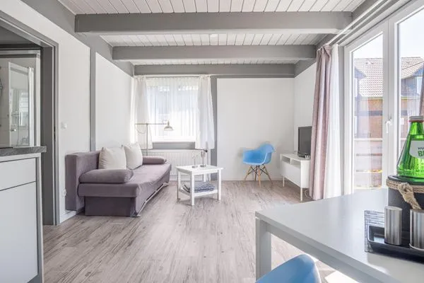 Wohnzimmer  Ferienwohnung Deich & Chill Pellworm