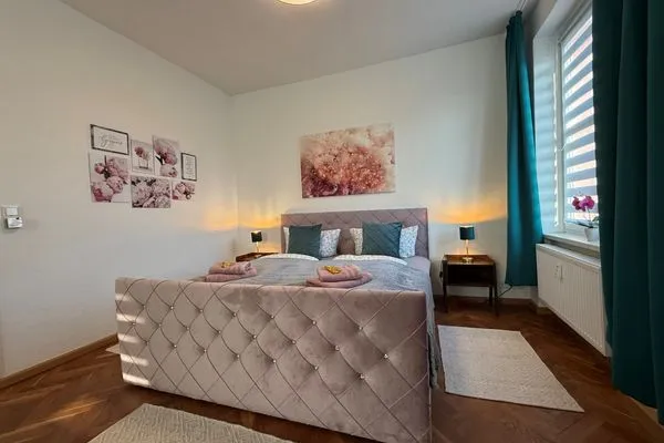 bed  Wohnperle Oskar06 - zentral, Parkplatz