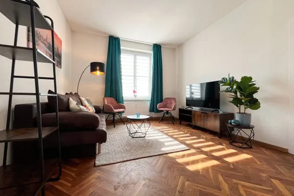 Living room  Wohnperle Oskar06 - zentral, Parkplatz