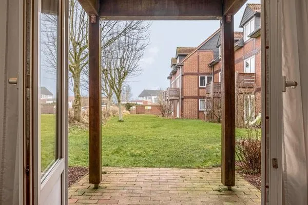 Terrasse  Ferienwohnung Meerzeit Pellworm