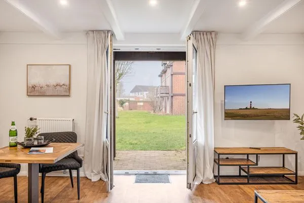 Wohnzimmer  Ferienwohnung Meerzeit Pellworm