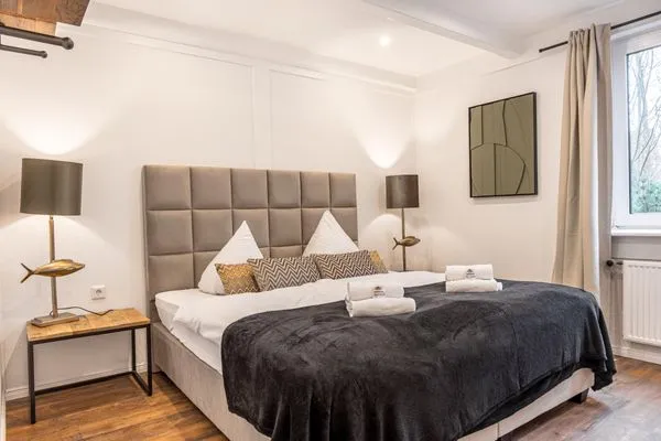 Schlafzimmer  Ferienwohnung Meerzeit Pellworm