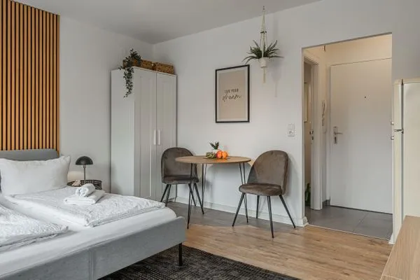 Bett  Ferienwohnung Förde-Stübchen Eckernförde