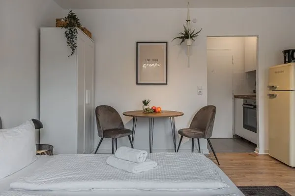 Bett  Ferienwohnung Förde-Stübchen Eckernförde