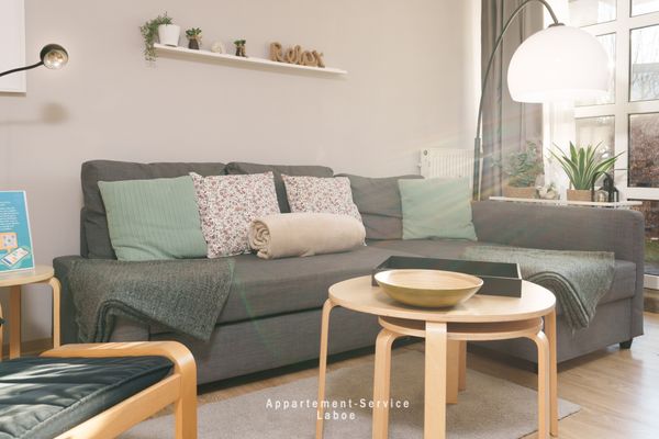  Hafenresidenz Strandglück Laboe - Wohnzimmer