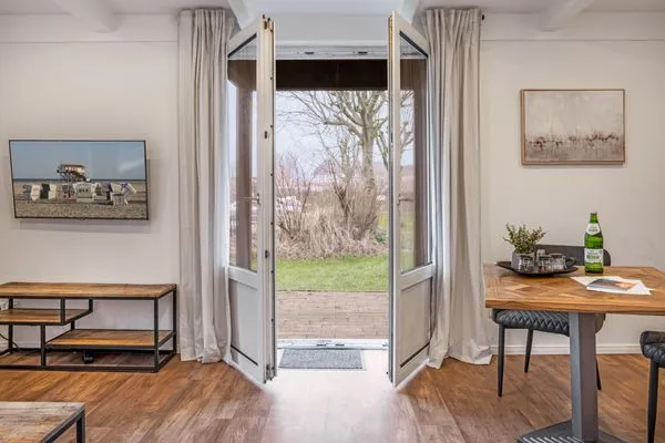 Terrasse  Ferienwohnung Küstenglück Pellworm