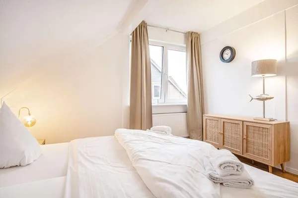 Schlafzimmer  Ferienwohnung Friesenliebe auf Pellworm