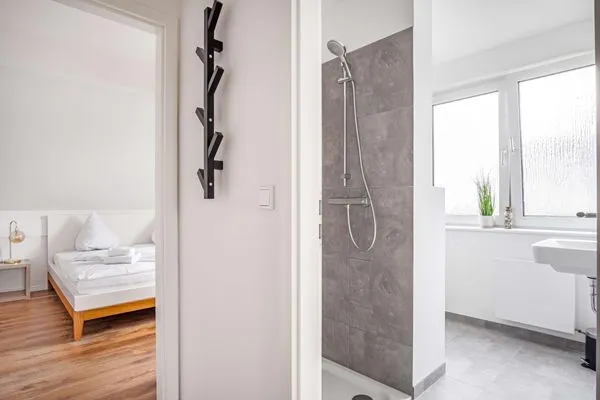 Badezimmer  Ferienwohnung Friesenliebe auf Pellworm