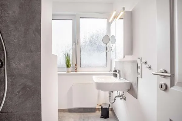 Badezimmer  Ferienwohnung Friesenliebe auf Pellworm