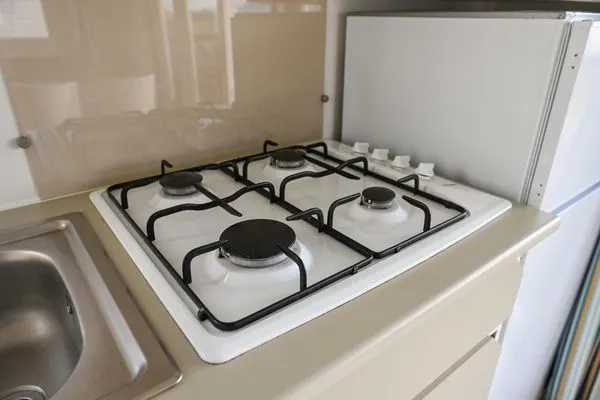 Küche / Küchenzeile Ferienpark Süderstapel - Eiderlodge 1 Hundefreundlich